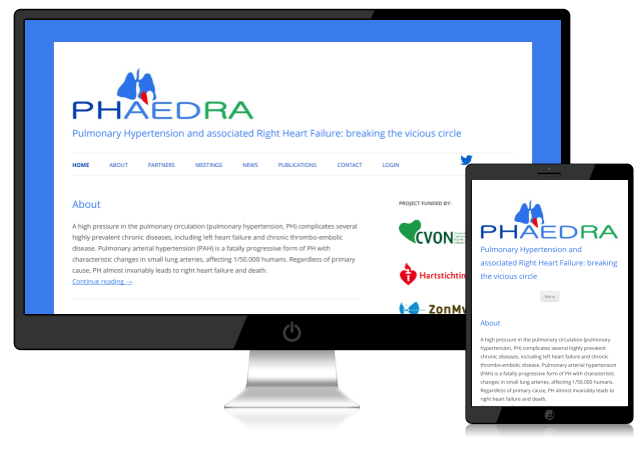 voorbeeld van website phaedra